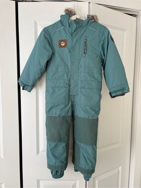 Kids Teal All-Weather Snow Suit - Insulated Winter One-Piece | Souris mini